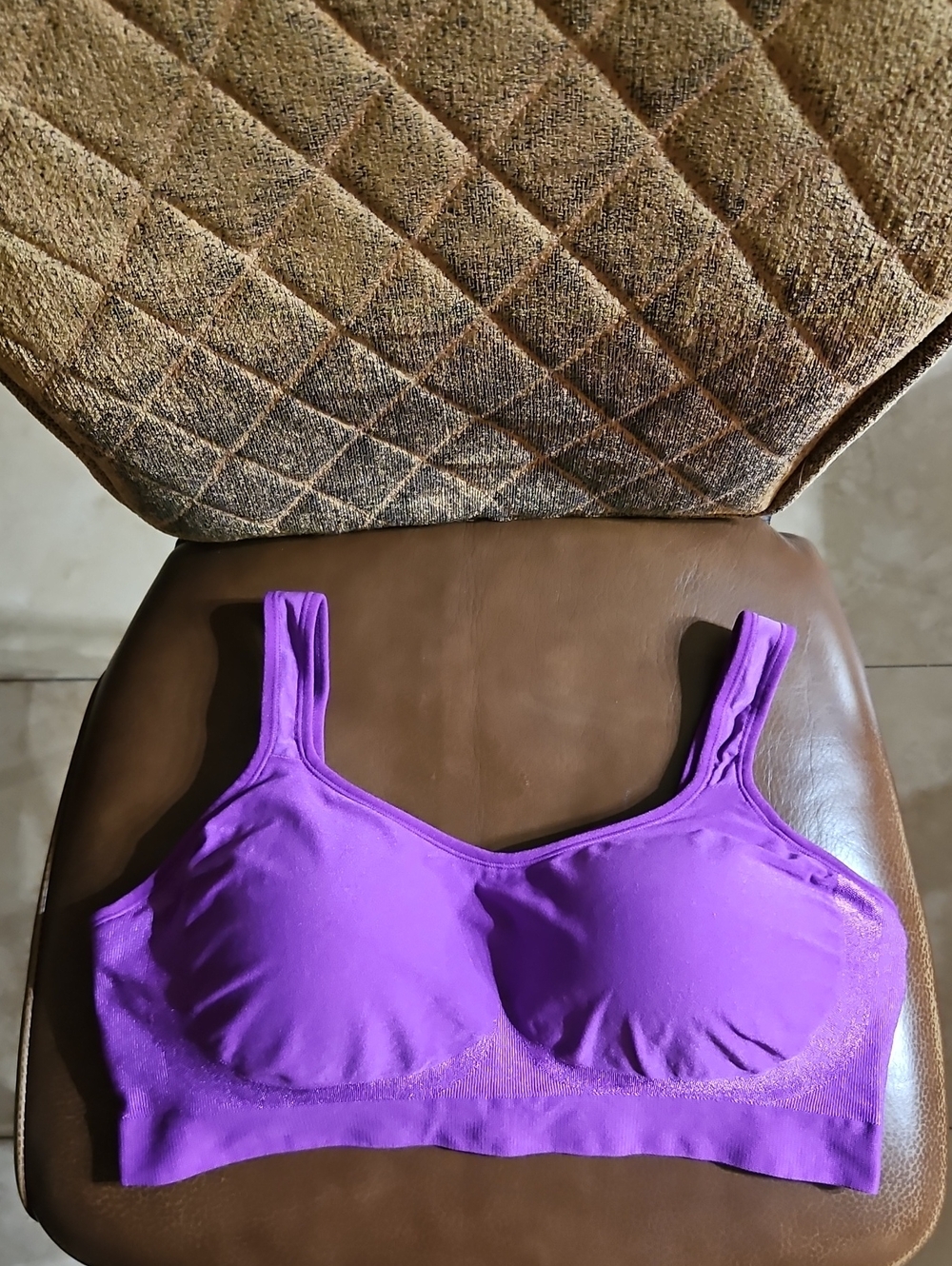 Underoutfit The Comfort Shaping Bra Wirefree Seamless Lightly Lined Purple